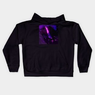 Divine Feminine Neon Dreamy Portrait Kids Hoodie